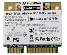 Wholesale NEW for AzureWave AW-NU706H RT3070L half Mini PCI-E 300Mbps Wireless card 2024 - buy cheap