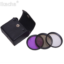 49mm 52mm 55mm 58mm 62mm 67mm 72mm 77mm UV+CPL+FLD 3 in 1 Lens Filter Set with Bag for Cannon Nikon Sony Pentax Camera Lens 2024 - buy cheap