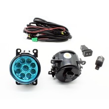 H11 Wiring Harness Sockets Wire Connector Switch + 2 Fog Lights DRL Front Bumper LED Lamp Blue Lens For Suzuki Grand Vitara 2 2024 - buy cheap