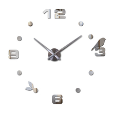 new watch clock clocks home decoration klok acrylic miroir large wall stickers sale Quartz Modern Metal 2024 - buy cheap