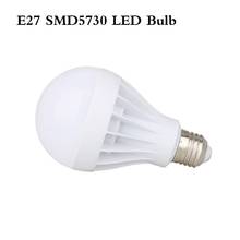 1PCS LED Bulb Lamp E27 SMD5730 3W 5W 7W 9W 12W 15W 20W 220V Energy Saving lamp Cold White/Warm White Lampada E27 LED Spotlight 2024 - buy cheap