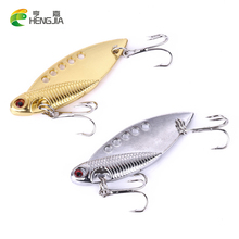 HENGJIA 20pcs 5cm 11g Isca Artificial hard metal vib fishing lures wobbler carp fishing blade fishing baits pesca 2024 - buy cheap