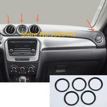 For Suzuki Vitara 2016 2017 2018 2019 2020 Car Cover Detector Trim Left Right Middle Side Air Conditioning Switch Outlet 5pcs 2024 - buy cheap