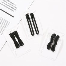 New arrival Fashion women black double bow hairpins girl's lovely rhinestone hair clips cute Hair accessories elegant headwear 2024 - buy cheap