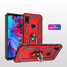 Shockproof Armor ring Case Luxury xiomi redmi note 7 Silicone soft Bumper Phone Case for funda Xiaomi Redmi note 7 Cover Cases 2024 - buy cheap