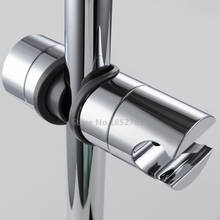 Porta-chuveiro de cromo, cano de chuveiro ajustável, 18-25mm, suporte preto, suporte de barra, produtos de banheiro 2024 - compre barato