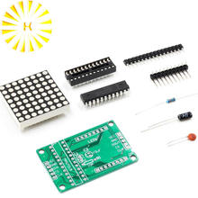 Max7219 módulo de matriz de pontos módulo de microcontrolador kit diy 2024 - compre barato