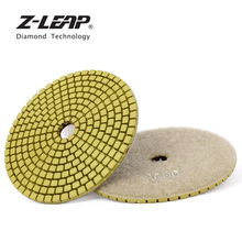 Z-LEAP-almohadilla de pulido de diamantes de 4 pulgadas, herramienta de disco de pulido de granito para mármol, cabezales para pulir y afilar, 100mm 2024 - compra barato