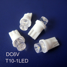 High quality T10 6v led Instrument light,w5w 194 168 led pilot lamp 6.3v led Warning Indicator light free shipping 100pcs/lot 2023 - buy cheap