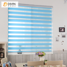 Free Shipping Fashion Zebra Blind Finished Curtrains Double Layer Roller Blinds Customized To Your Size 2024 - buy cheap