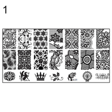 10 New Design DIY Nail Art Image Stamp Stamping Plates Manicure Template Tool  9X5R 2024 - buy cheap