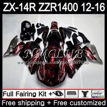 Kit For KAWASAKI NINJA ZX 14R ZZR 1400 ZX14R 12 13 14 15 16 73HC.5 wine red hot ZZR1400 ZX-14R 2012 2013 2014 2015 2016 Fairing 2024 - buy cheap