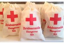 Свадебные муслиновые подарочные пакеты с красным крестом для подружки невесты, подарочные пакеты с конфетами для приветствия и благодарности, сумка для девичника, Подарочная сумка для девичвечерние 2023 - купить недорого