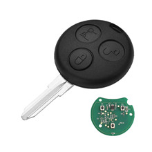 3 Buttons 433MHz Car Remote Key For Mercedes-Benz Smart Fortwo City Passion Pulse Roadster With Chip Replacement Key Fob 2024 - buy cheap