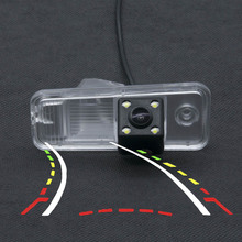 Автомобильная CCD интеллектуальная динамическая траектория треков парковочная камера заднего вида для Hyundai ix25 2014 2015 Автомобильная Водонепроницаемая запасная камера 2024 - купить недорого