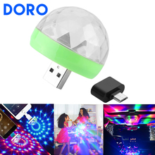 Luz LED de escenario para dj, discoteca, ktv, decoraciones de karaoke, luces de colores para coche, iluminación de vacaciones, luz de Navidad, alimentación por USB, 5V 2024 - compra barato