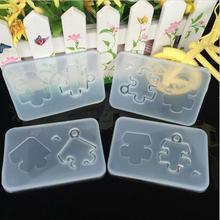 New  Puzzle water injection mud board Silicone Mould DIY Resin Decorative Craft Jewelry Making Mold resin molds for jewelry 2024 - buy cheap