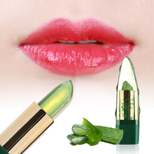 1PC New Aloe Vera Gel Natural Temperature Change Color Jelly Lipstick Long Lasting Moisturizing Lip Balm Anti-cracking Makeup 2024 - buy cheap