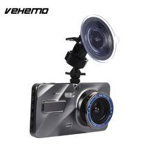 Vehemo Двойной объектив HD1080P регистраторы обнаружения движения Видеорегистраторы для автомобилей для вождения Регистраторы прочный автомобиль Камера 4 дюйма 2024 - купить недорого
