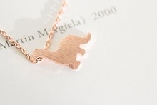 Cute animal shapes pendant necklace Gold silver color women pretty dinosaur Necklace  for women 2024 - buy cheap