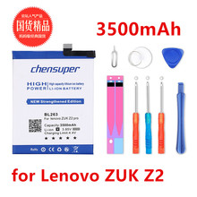 Chensuper bl263-bateria 2019 original, alta qualidade, 3500mah, para lenovo zuk z2 pro, aparelho para presente 2024 - compre barato