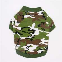 Dog Clothes for Small Pets Spring Cotton Camouflage Dog T-shirt Clothing Casual Warm Costume Pullover for Puppy Chihuahua Coats 2024 - buy cheap