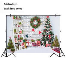 Newborn Baby Shower Photography Backdrop Christmas Tree Photo Background Wooden Floor Board Back Drop 7x5ft Cloth 148 2024 - buy cheap