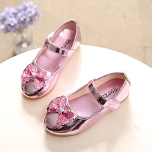Fashion Flat Shoes Kids Girls Wedding Shoes Princess Leather Soft Shoes Girls Party Shoes Children Casual Shoes Size 21-36 B49 2024 - buy cheap