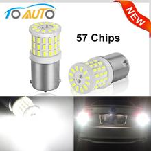 2pcs New 1156 BA15S P21W LED 1157 BAY15D P21/5W LED Bulbs R5W Car Turn Signal Brake Lights 1200LM White 12V Auto Lamp 2024 - buy cheap