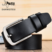 [DWTS] belt male fashion leather belt men male genuine leather strap luxury pin buckle men's belt Cummerbunds ceinture homme 2024 - buy cheap