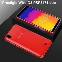 Capa transparente para prestigio wize q3 tpu tpu capa traseira de silicone macio para prestigio wize q3 capa protetora capa de telefone 2024 - compre barato