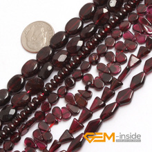 Freeform Shape Garnet Beads Natural Stone Beads DIY Loose Beads For Jewelry Making Beads Strand 14" Wholesale ! Free Shipping 2024 - buy cheap