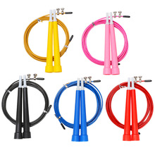 New Steel Wire Skipping Skip Adjustable Jump Rope Crossfit Fitness Equipment Exercise Workout 3 Meters Speed training Home fit 2024 - купить недорого