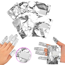 ELECOOL-esmalte de uñas profesional, papel de aluminio, removedor de envolturas de Gel acrílico, TSLM2, 100 Uds. 2024 - compra barato