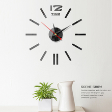 2019 New Clock Watch Wall Clocks Horloge 3d Diy Acrylic Mirror Stickers Home Decoration Living Room Quartz Needle 2024 - buy cheap