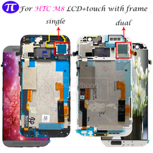 5.0" For HTC M8 LCD Display Touch Screen Digitizer Assembly For HTC ONE M8 LCD With Frame Dual/Single SIM Replacement 2024 - buy cheap