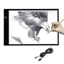 A4 LED Light Drawing Board Calibration Tracing Sketch Light Pad box Digital Tablet Acrylic Watercolor Blank Canvas Copy Painting 2024 - buy cheap