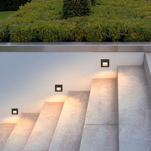 3W LED Waterproof IP65 Corner Wall Lamp Outdoor led Aluminum Recessed Corner Step Light Pathway stairway Lamp AC 85-265V 2024 - buy cheap