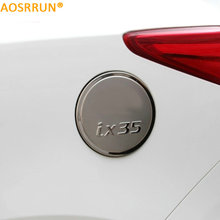 Tampa para tanque de combustível, capa de aço inoxidável para hyundai ix35 2010 a 2015 2024 - compre barato