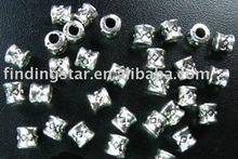 FREE SHIPPING 1500pcs Tibetan silver tiny tube spacer beads A5038 2024 - buy cheap