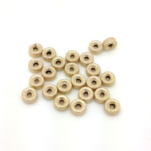 Frosted wheel beads Gold filled spacer beads 3-4mm DIY accessories 10pcs for jewelry making 2024 - buy cheap