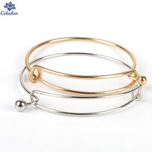 6pcs/ Adjustable Expandable Iron Bangle Bracelet Fashion Wire Bracelets Can open bangle for Women Jewelry Making Handmade Gifts 2024 - buy cheap