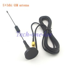 5 piece GPRS GSM Antenna 900-1800Mhz 3dbi 3M Cable SMA Male Magnetic Base Remote Control 2024 - buy cheap