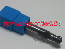 1pc R4*16*D8*60-HRC60   2 Flutes Tungsten solid carbide Coated  Ball Nose End Mills CNC milling cutters 2024 - buy cheap