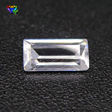 3*5mm~7*9mm 5A Rectangle Shape Baguette Cut White Cubic Zirconia CZ Stone Loose Synthetic Gems For DIY Jewelry 2024 - buy cheap