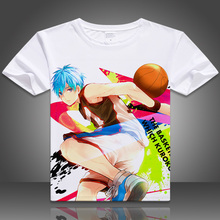 Kuroko no camiseta de basuke nuevo animé Kuroko Tetsuya Cosplay T camisa moda Akashi Seijuro Tops Kuroko de camisetas de baloncesto 2024 - compra barato