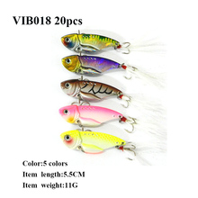 20pcs Metal VIB Fishing Lures Hard Bait Isca Artificial Fishing Lures 6 Models Vibration Bass Blade Lure 2024 - buy cheap