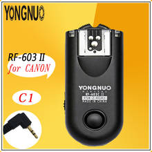 YONGNUO RF-603 II C1 RF603 Wireless Higher speed Flash Transceivers Trigger For Canon 60D/700D/1100D/450D/550D/400D/350D/1200D 2024 - buy cheap