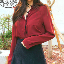 Женская шифоновая блузка с длинным рукавом, свободная рубашка с длинным рукавом в стиле Харадзюку, большие размеры, 2246 50, 2019 2024 - купить недорого