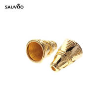 SAUVOO 30pcs/lot 6.5x11mm Gold Color Metal Bead Caps Cone End Caps Tube Spacer Beads for DIY Jewelry Finding Accessories Making 2024 - buy cheap